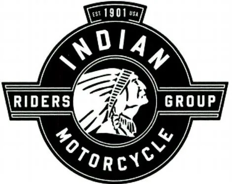 EST 1901 USA INDIAN MOTORCYCLE RIDERS GROUP