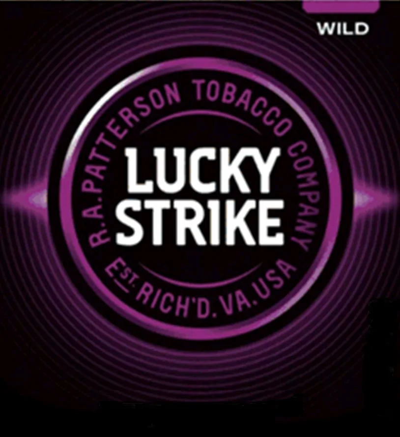 WILD LUCKY STRIKE R.A. PATTERSON TOBACCO COMPANY EST. RICH'D. VA. USA