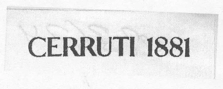 CERRUTTI 1881