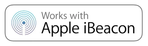 Works with Apple iBeacon