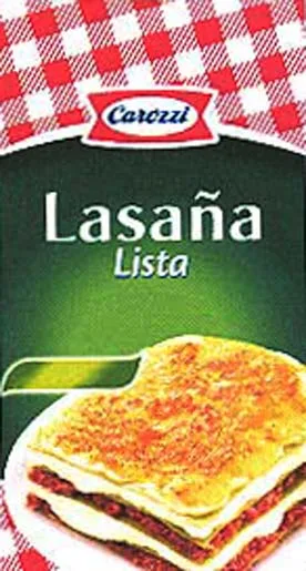 CAROZZI LASAÑA LISTA