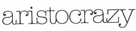 ARISTOCRAZY