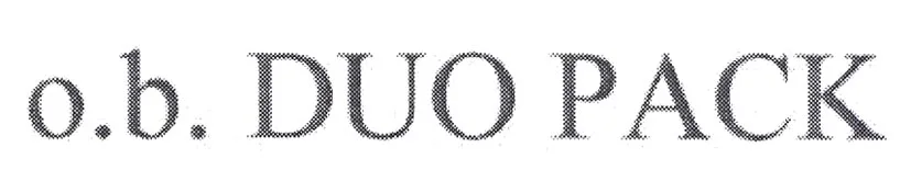 O.B. DUO PACK
