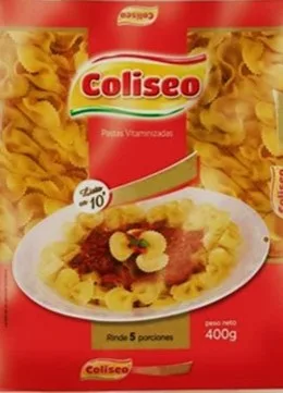 COLISEO PASTAS VITAMINIZADAS