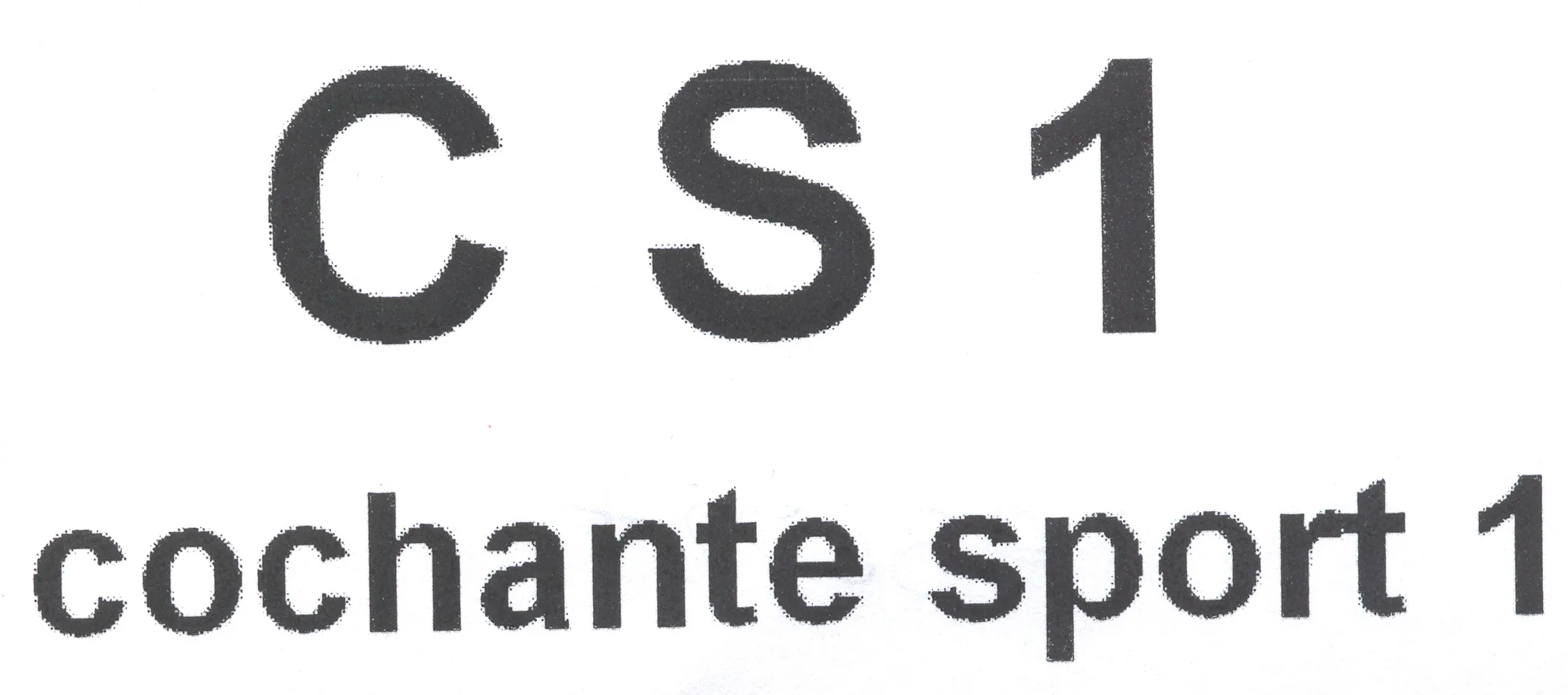 C S  1 COCHANTE SPORT 1