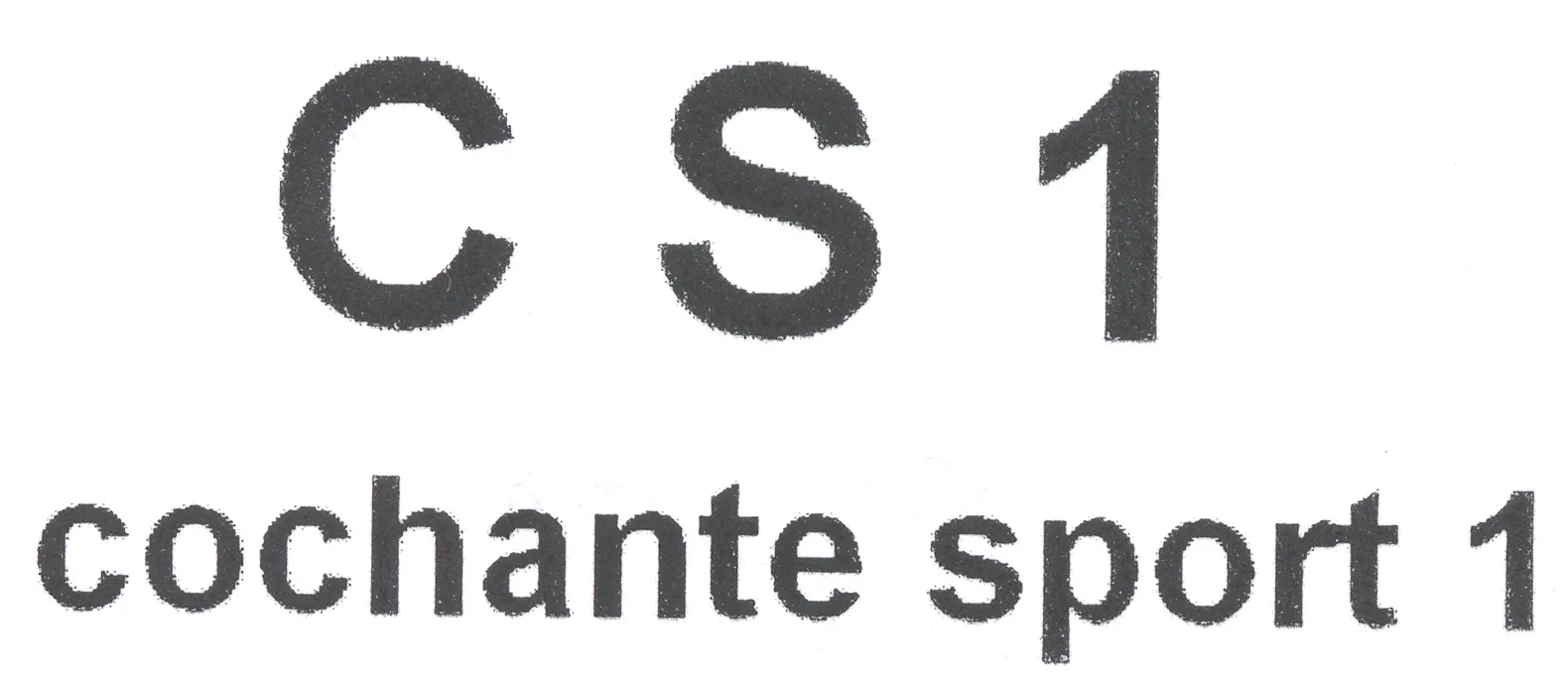 C S 1 COCHANTE SPORT 1